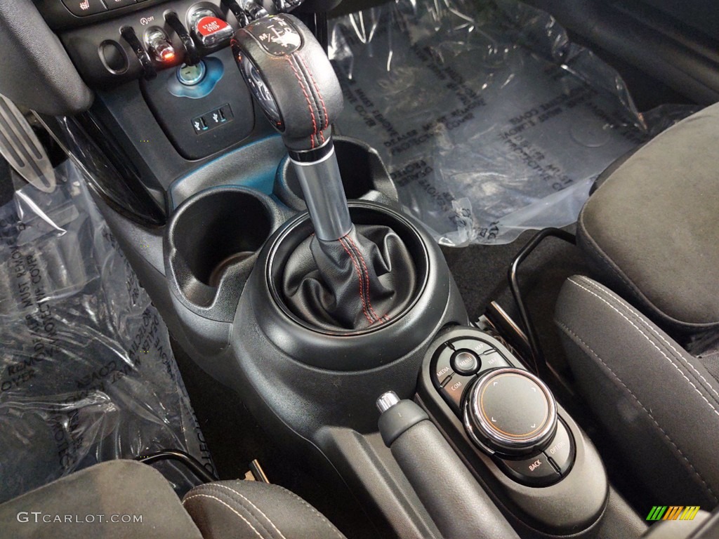 2019 Hardtop John Cooper Works 2 Door - Midnight Black / Carbon Black Dinamica/Double Stripe photo #25