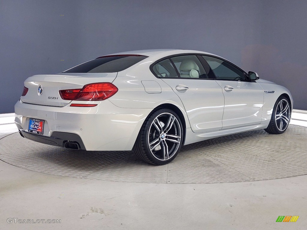 2018 6 Series 650i Gran Coupe - Moonstone Metallic / Ivory White photo #6