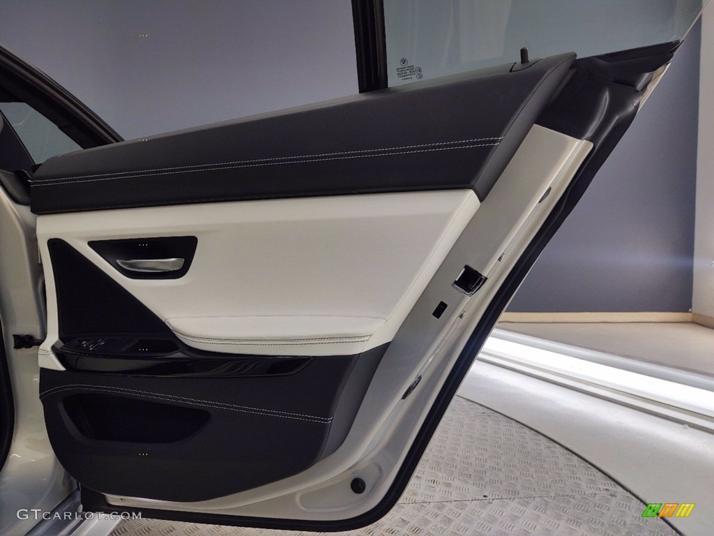 2018 BMW 6 Series 650i Gran Coupe Ivory White Door Panel Photo #141213617