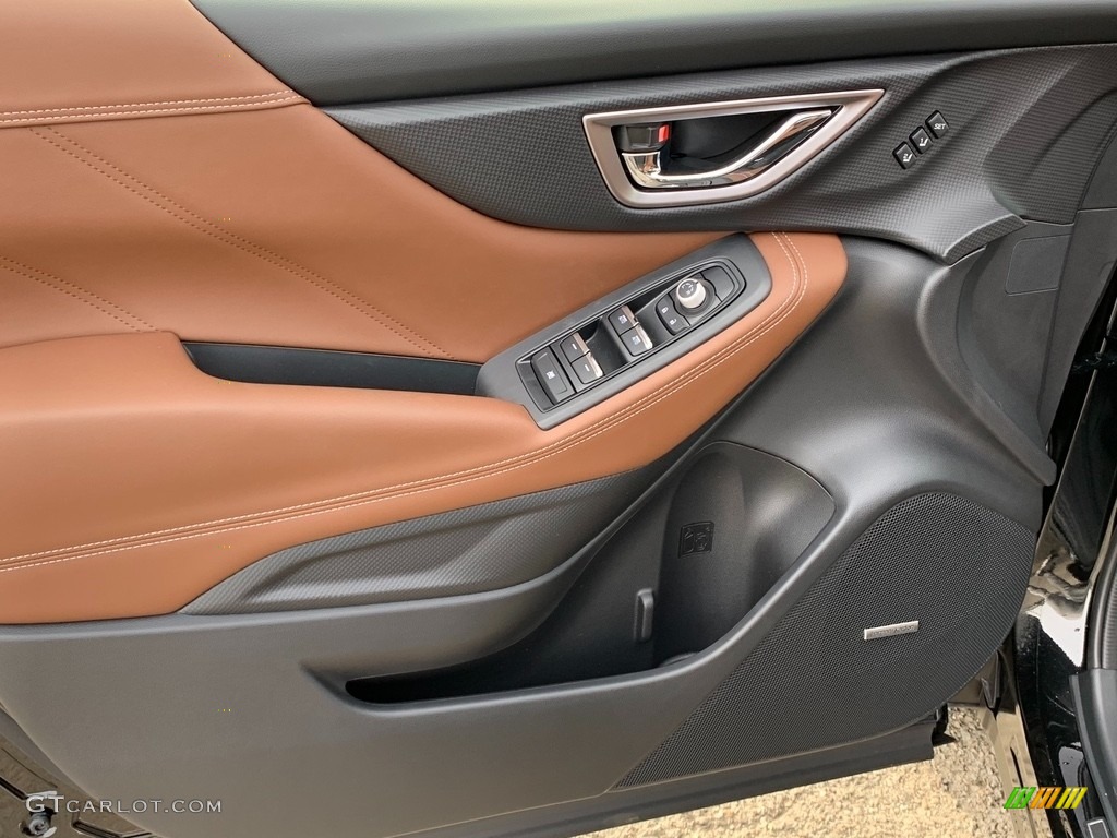 2021 Subaru Forester 2.5i Touring Saddle Brown Door Panel Photo #141215398