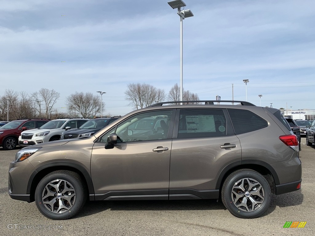 Sepia Bronze Metallic 2021 Subaru Forester 2.5i Premium Exterior Photo #141215530
