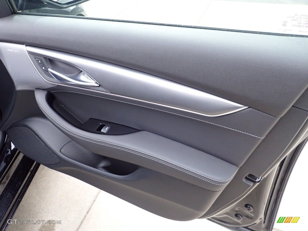 2020 Cadillac CT5 Premium Luxury AWD Jet Black Door Panel Photo #141215633