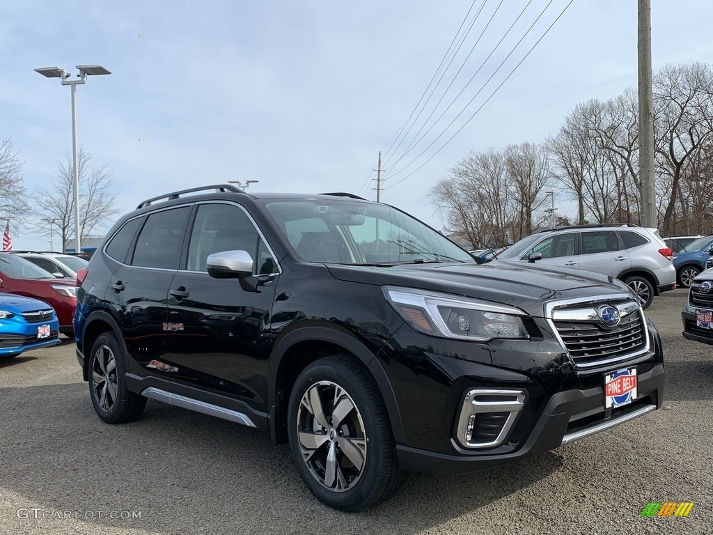 2021 Forester 2.5i Touring - Crystal Black Silica / Black photo #1