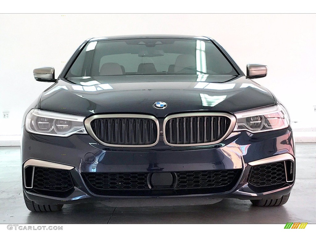 Carbon Black Metallic 2019 BMW 5 Series M550i xDrive Sedan Exterior Photo #141216073