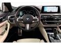 Ivory White Dashboard Photo for 2019 BMW 5 Series #141216118