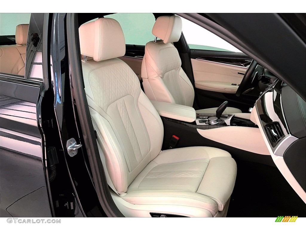 Ivory White Interior 2019 BMW 5 Series M550i xDrive Sedan Photo #141216166