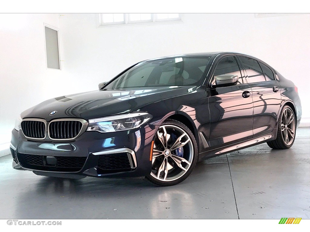Carbon Black Metallic 2019 BMW 5 Series M550i xDrive Sedan Exterior Photo #141216334