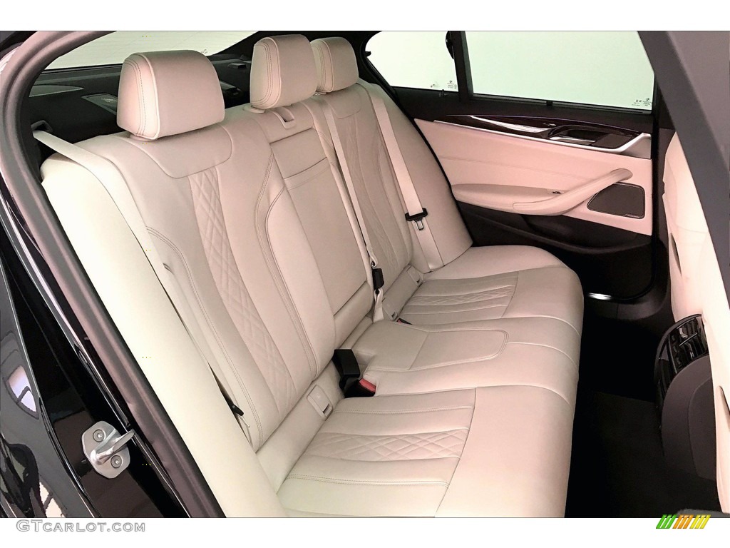 Ivory White Interior 2019 BMW 5 Series M550i xDrive Sedan Photo #141216517