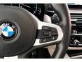 2019 BMW 5 Series Ivory White Interior Steering Wheel Photo