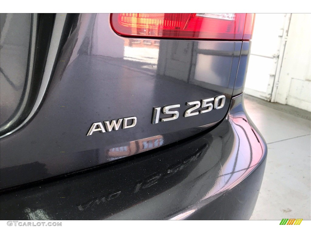 2008 IS 250 AWD - Smoky Granite Mica / Black photo #7