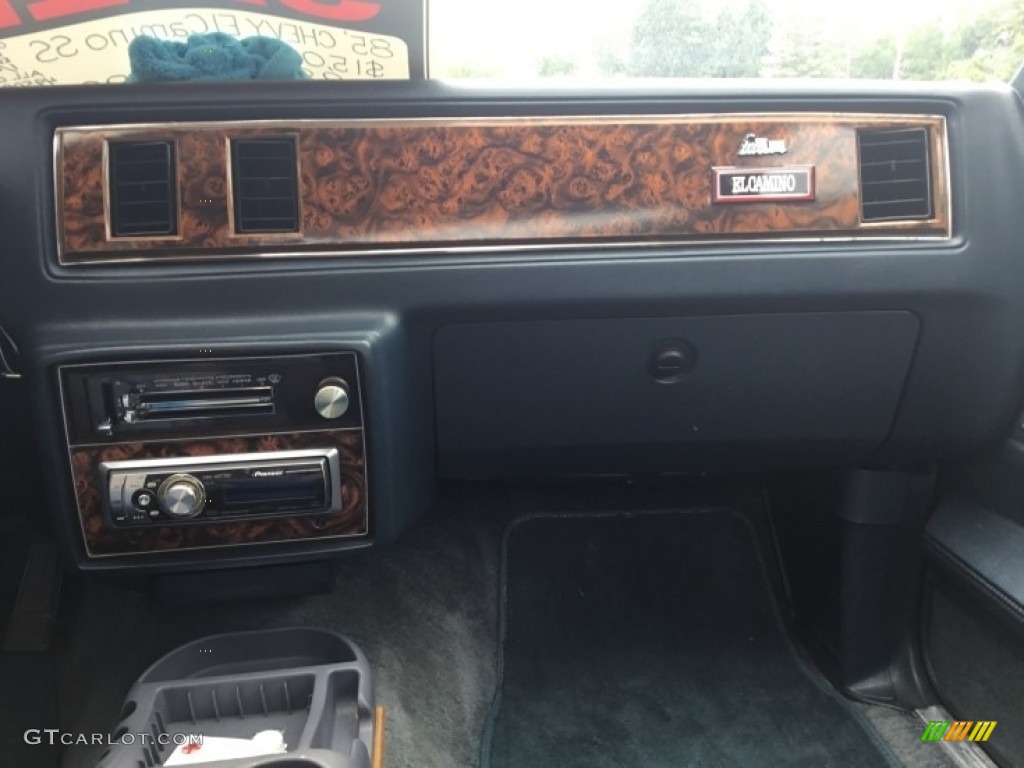 1985 Chevrolet El Camino SS Blue Dashboard Photo #141217819