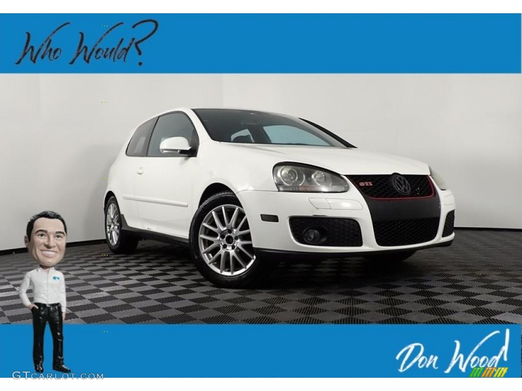 2006 GTI 2.0T - Candy White / Interlagos Plaid Cloth photo #1