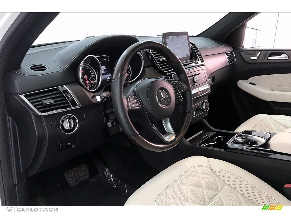 designo Porcelain/Black Interior 2018 Mercedes-Benz GLS 450 4Matic Photo #141218743