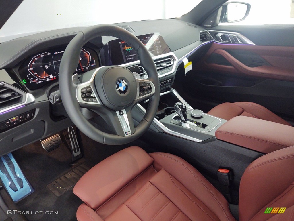 Tacora Red Interior 2021 BMW 4 Series M440i xDrive Coupe Photo #141218899