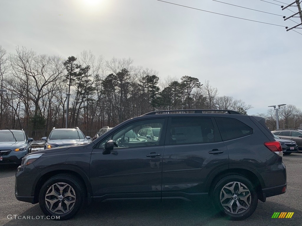 2021 Forester 2.5i Premium - Magnetite Gray Metallic / Black photo #3