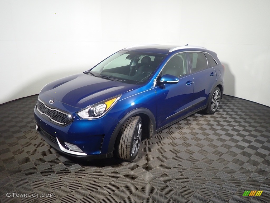 Deep Cerulean Blue 2018 Kia Niro Touring Hybrid Exterior Photo #141219512