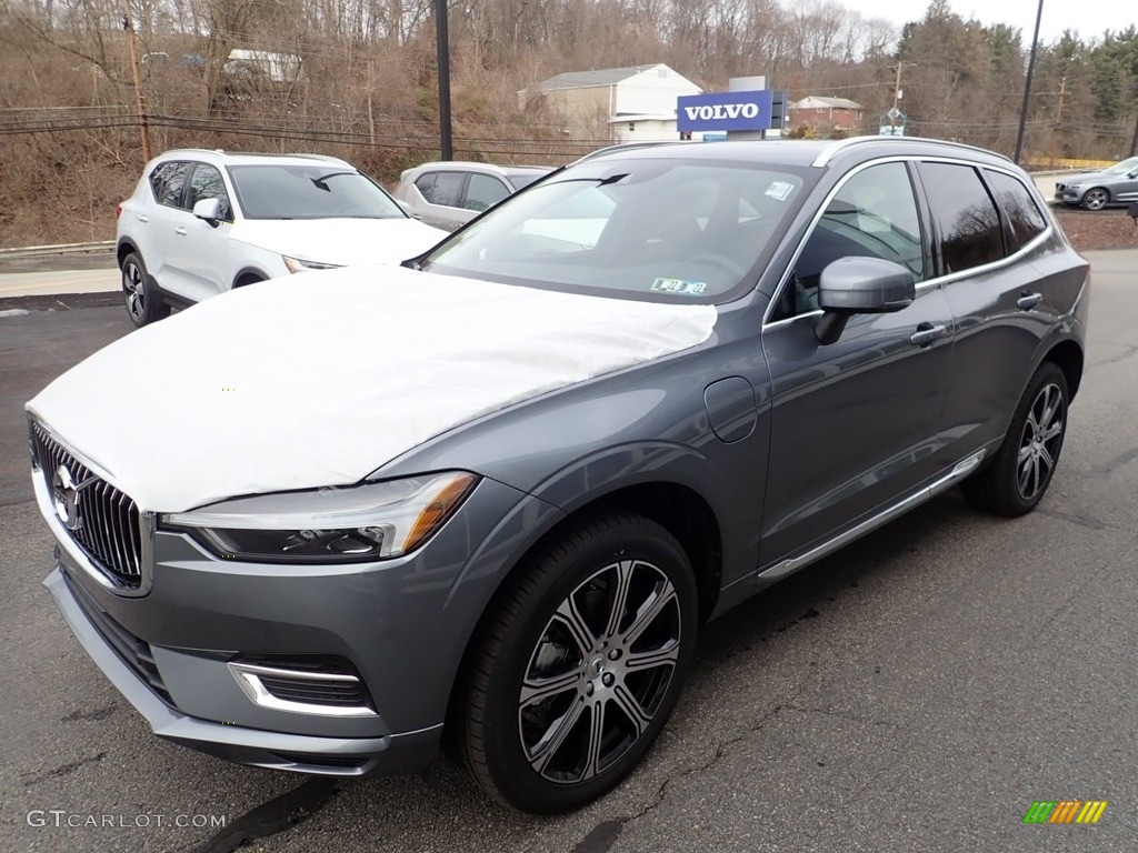2021 XC60 T8 eAWD Inscription Plug-in Hybrid - Osmium Grey Metallic / Charcoal photo #5