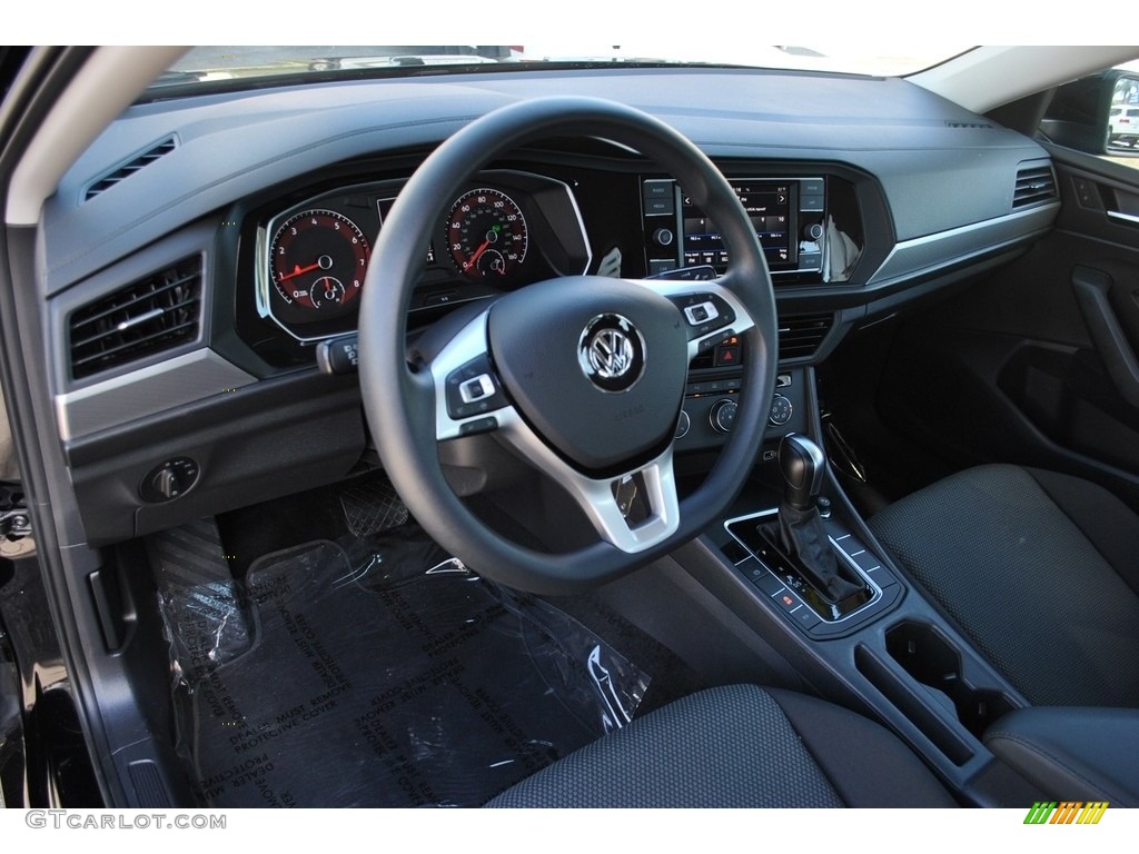 Titan Black Interior 2019 Volkswagen Jetta S Photo #141222148