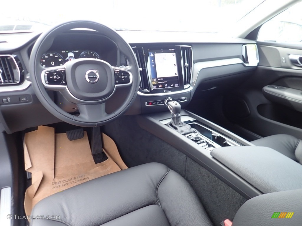 Charcoal Interior 2021 Volvo V60 Cross Country T5 AWD Photo #141222215