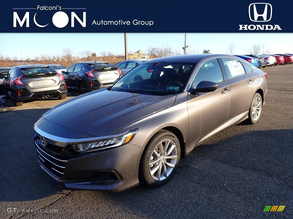 2021 Accord LX - Modern Steel Metallic / Black photo #1