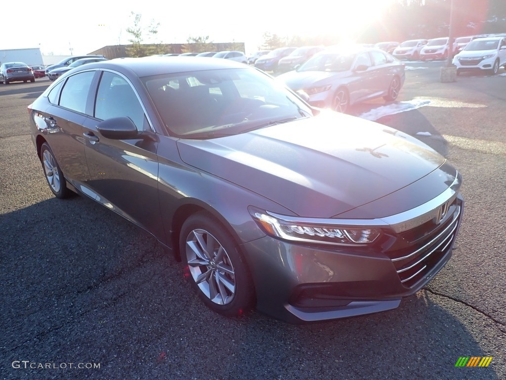 2021 Accord LX - Modern Steel Metallic / Black photo #6