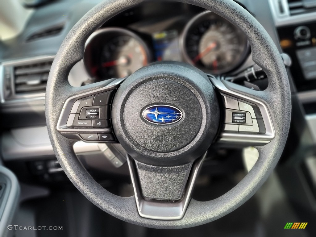 2018 Subaru Legacy 2.5i Titanium Gray Steering Wheel Photo #141222478
