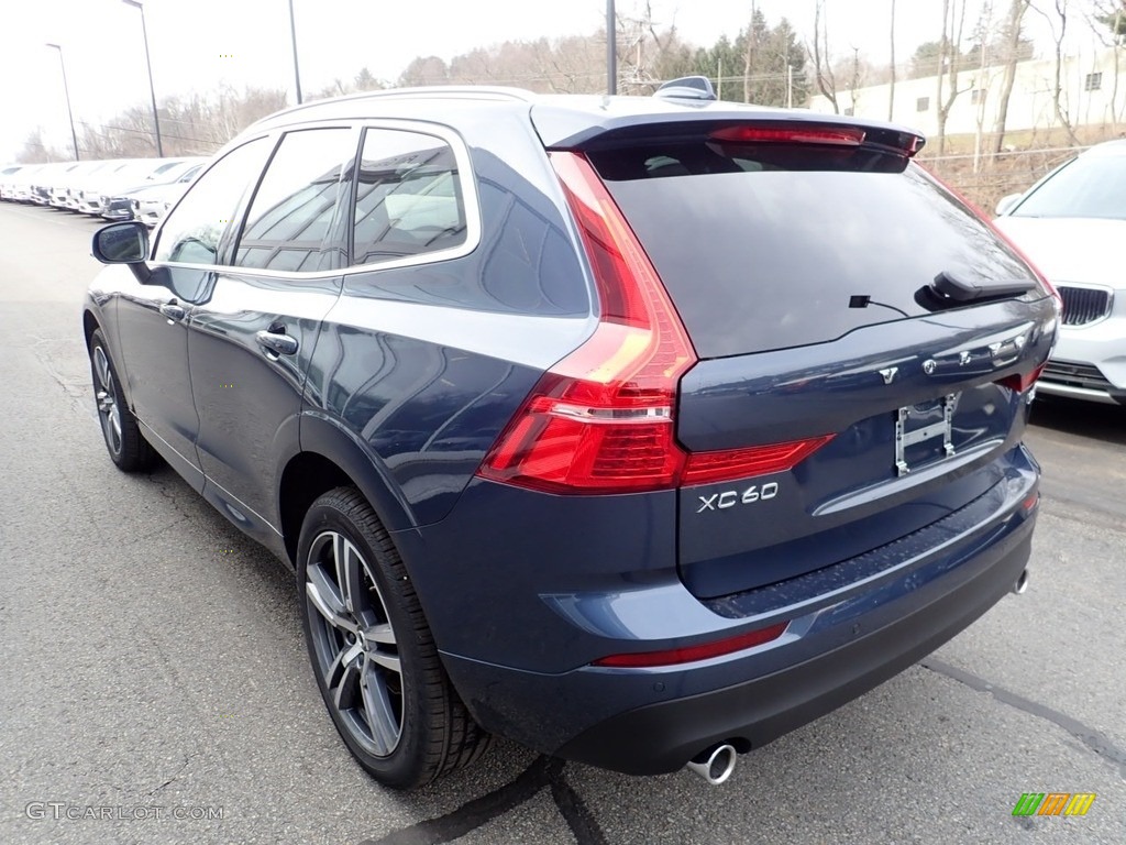 2021 XC60 T5 AWD Momentum - Denim Blue Metallic / Maroon Brown/Charcoal photo #4