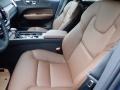 2021 Volvo XC60 Maroon Brown/Charcoal Interior Front Seat Photo