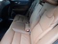 2021 Volvo XC60 Maroon Brown/Charcoal Interior Rear Seat Photo