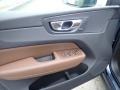 2021 Volvo XC60 Maroon Brown/Charcoal Interior Door Panel Photo