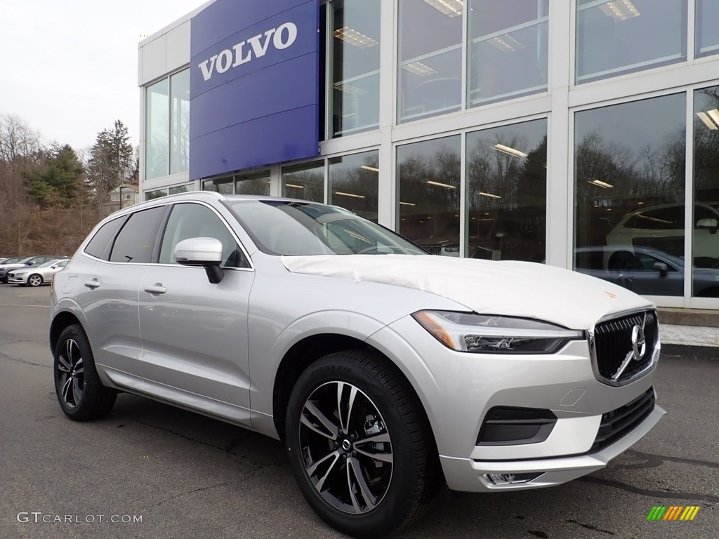 Bright Silver Metallic 2021 Volvo XC60 T5 AWD Momentum Exterior Photo #141223276