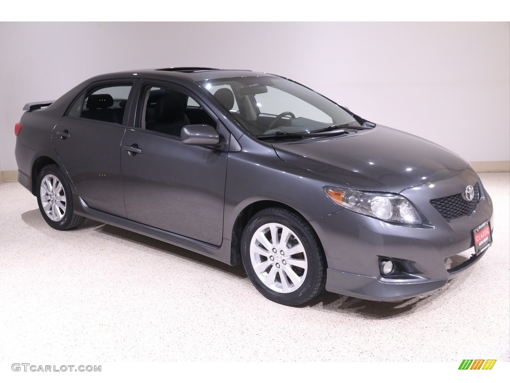 2009 Corolla S - Magnetic Gray Metallic / Dark Charcoal photo #1