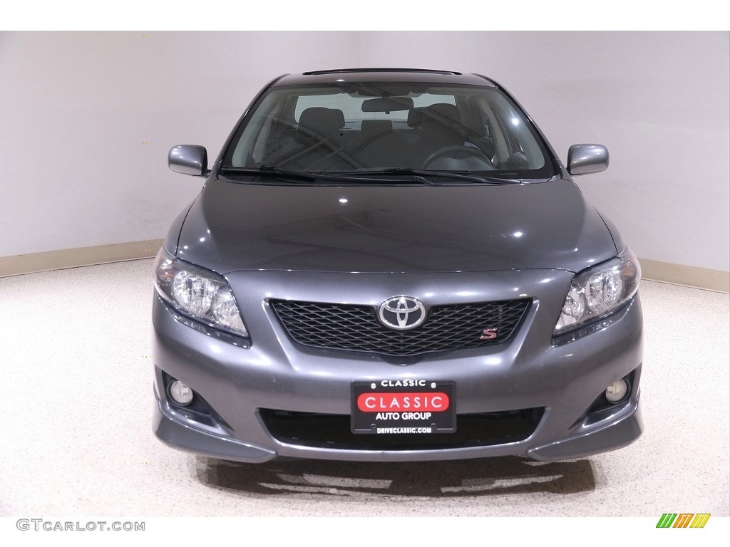 2009 Corolla S - Magnetic Gray Metallic / Dark Charcoal photo #2
