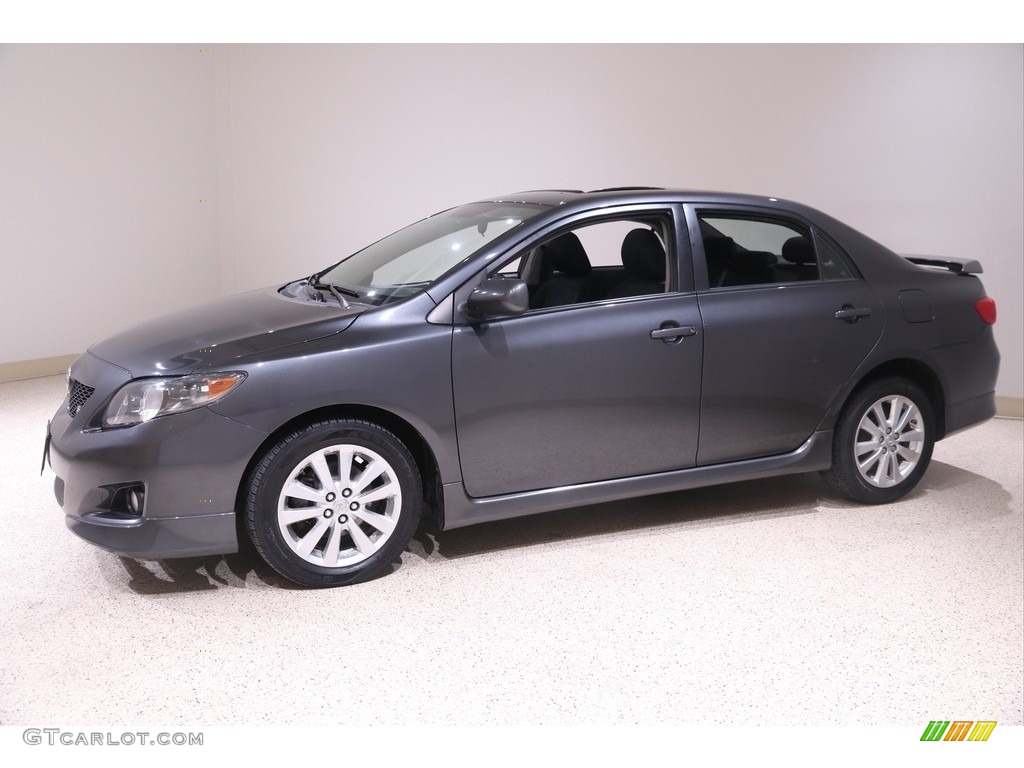 2009 Corolla S - Magnetic Gray Metallic / Dark Charcoal photo #3