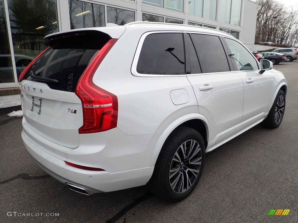 2021 XC90 T6 AWD Momentum - Crystal White Metallic / Blonde/Charcoal photo #2