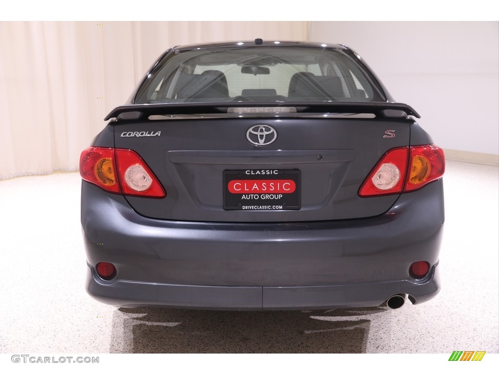 2009 Corolla S - Magnetic Gray Metallic / Dark Charcoal photo #17