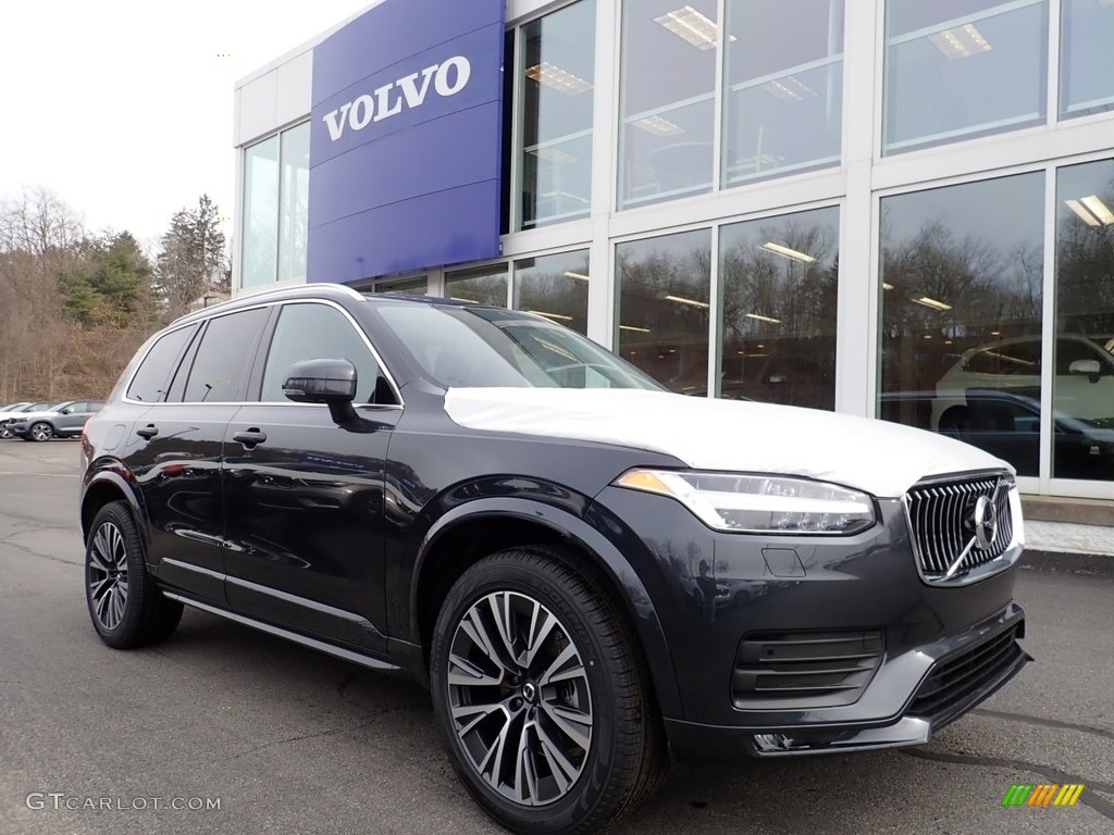 2021 XC90 T6 AWD Momentum - Savile Gray Metallic / Charcoal photo #1