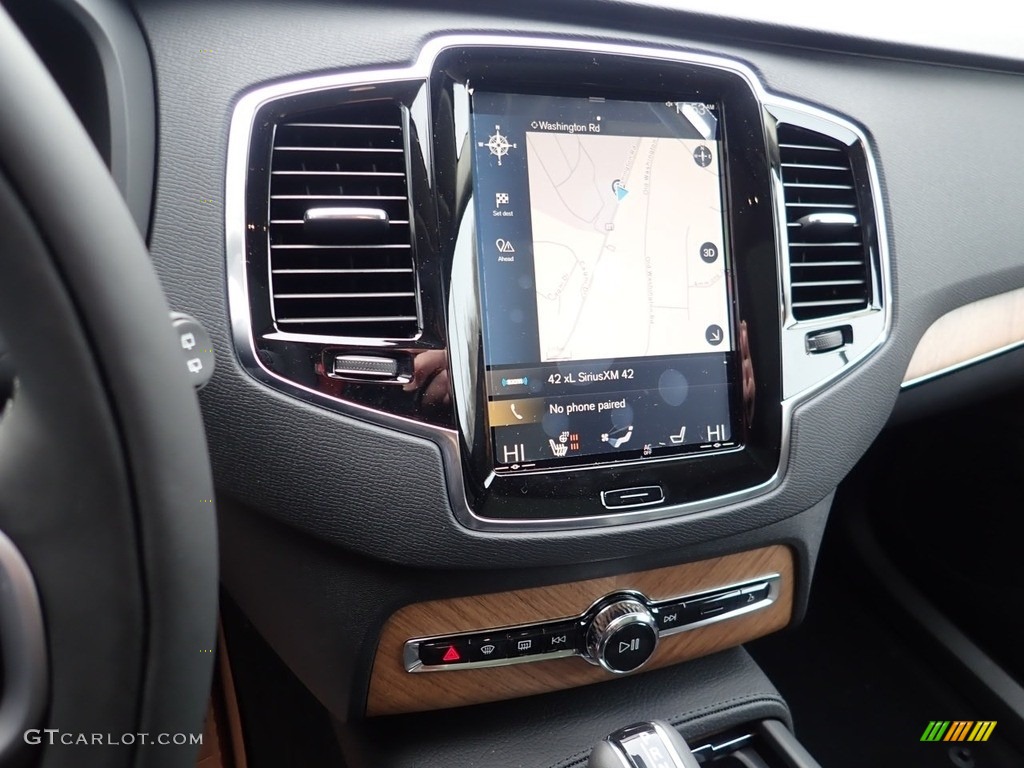 2021 XC90 T6 AWD Momentum - Savile Gray Metallic / Charcoal photo #14
