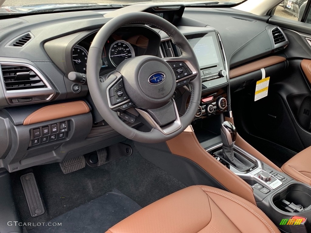 Saddle Brown Interior 2021 Subaru Forester 2.5i Touring Photo #141224305