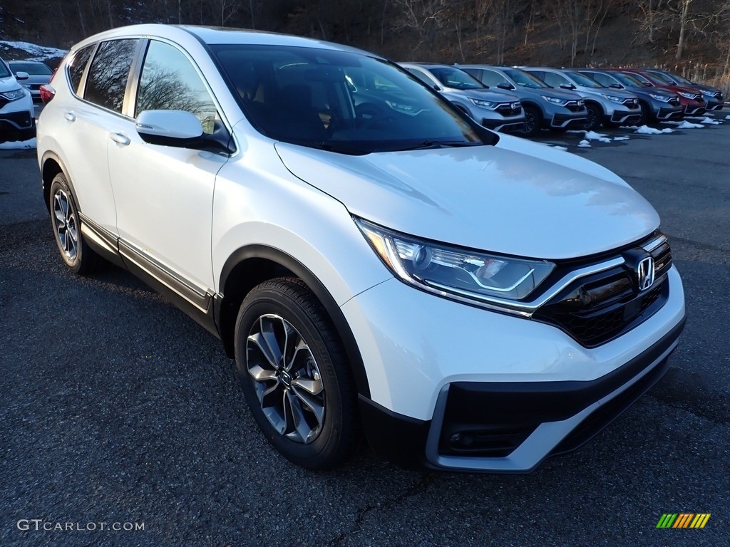 2021 CR-V EX AWD - Platinum White Pearl / Black photo #6