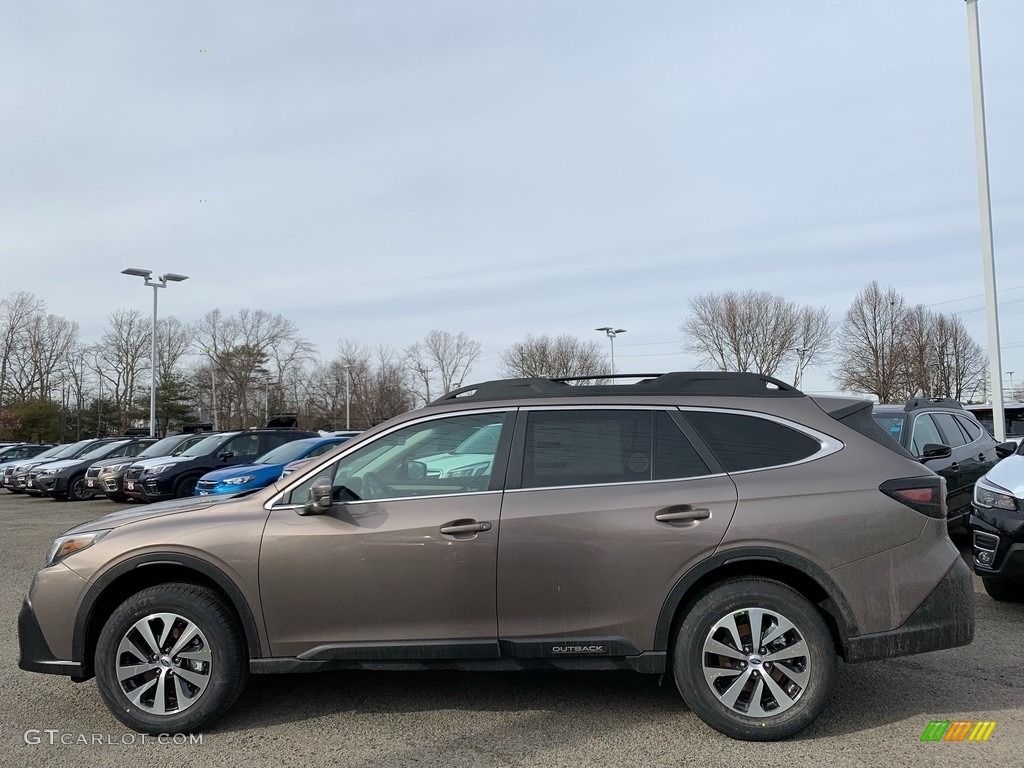 2021 Outback 2.5i Premium - Brilliant Bronze Metallic / Warm Ivory photo #3