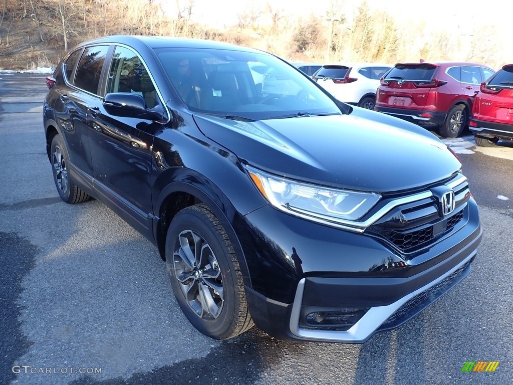 2021 CR-V EX-L AWD - Crystal Black Pearl / Black photo #6