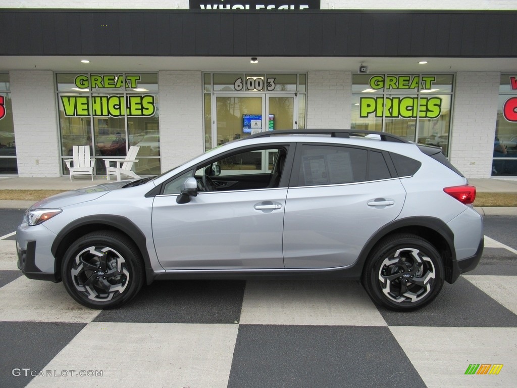 2021 Crosstrek Limited - Ice Silver Metallic / Black photo #1