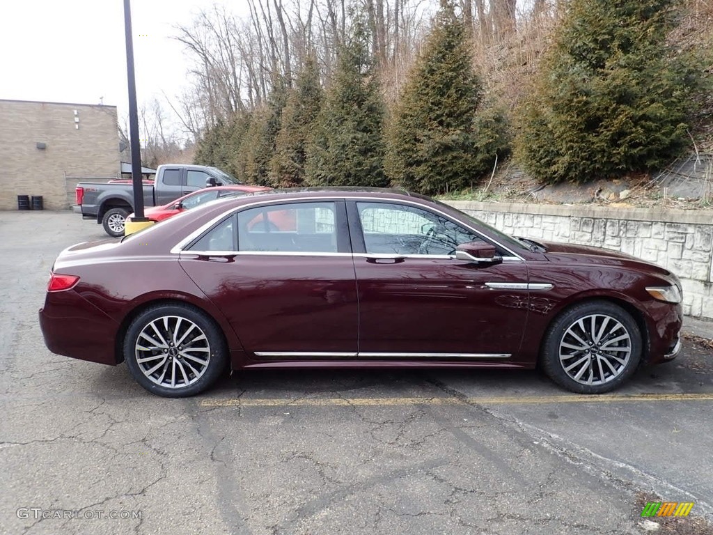 Burgundy Velvet 2018 Lincoln Continental Select AWD Exterior Photo #141225805