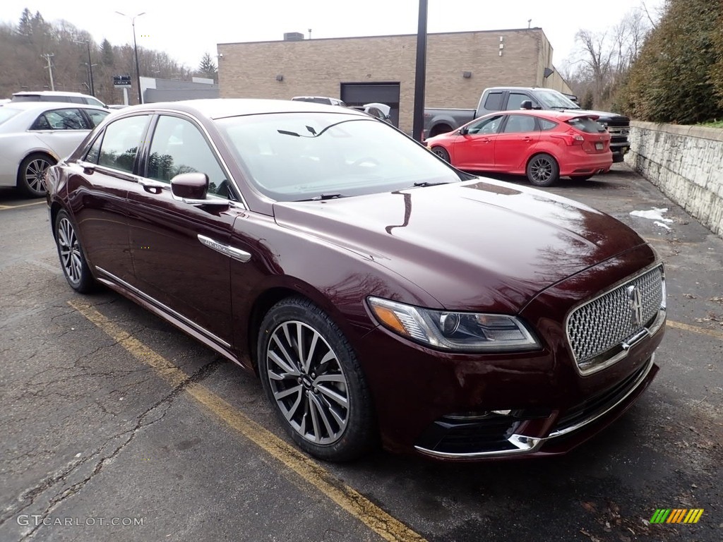 Burgundy Velvet 2018 Lincoln Continental Select AWD Exterior Photo #141225808