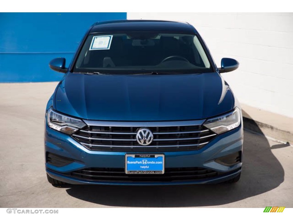 2019 Jetta SE - Blue Silk Metallic / Titan Black photo #7
