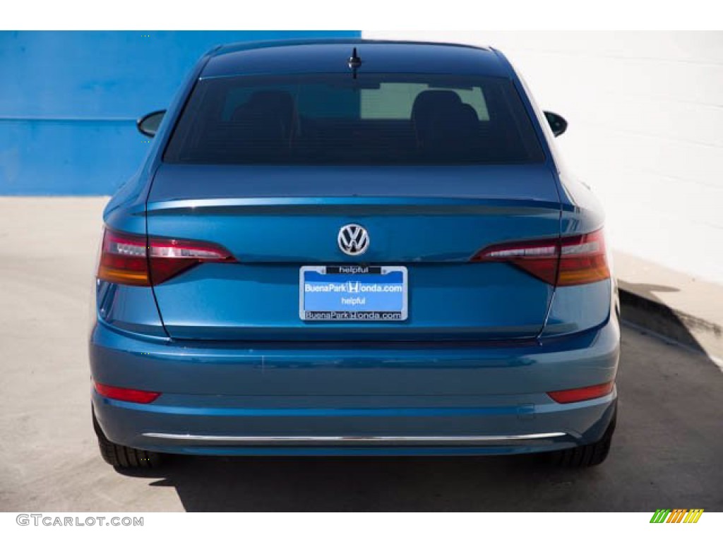 2019 Jetta SE - Blue Silk Metallic / Titan Black photo #11