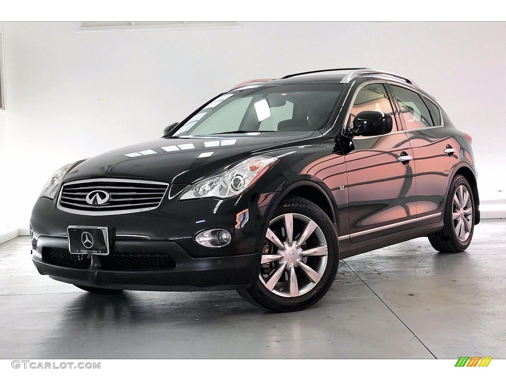 Black Obsidian 2014 Infiniti QX50 Journey Exterior Photo #141226267