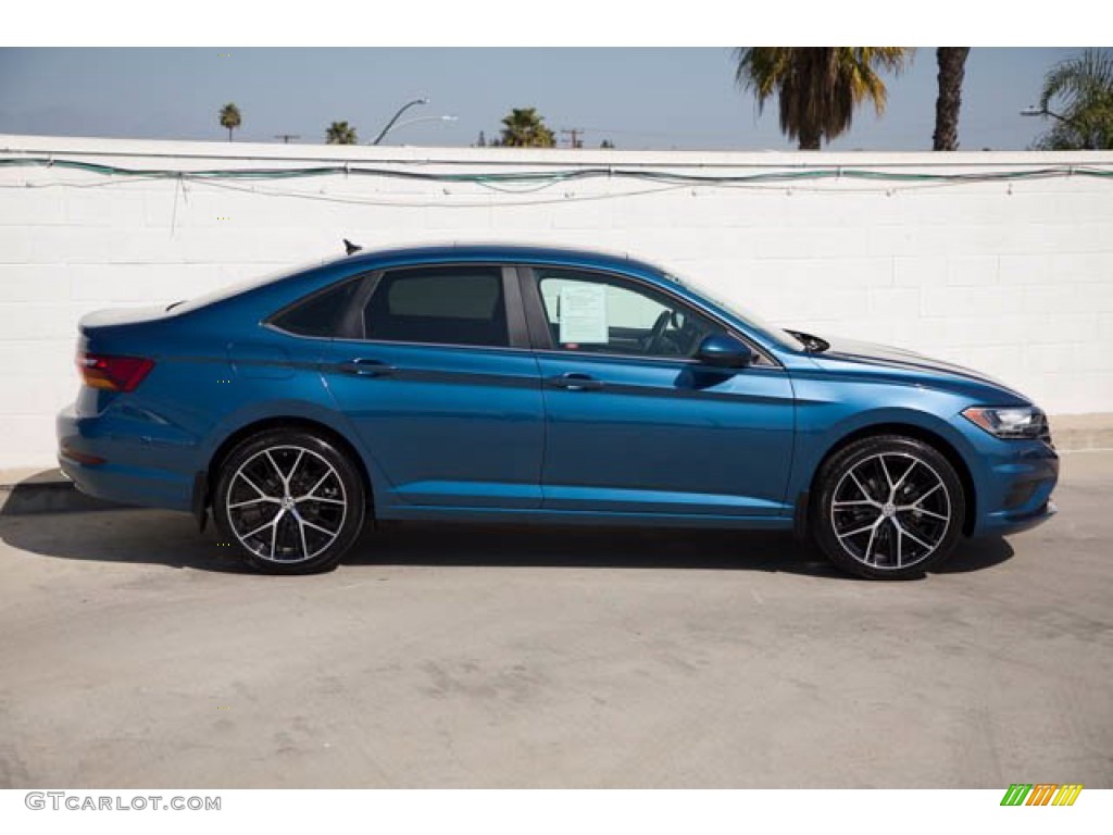 Blue Silk Metallic 2019 Volkswagen Jetta SE Exterior Photo #141226276