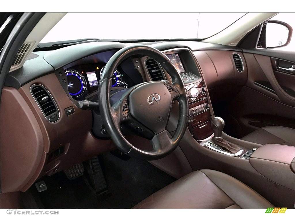 2014 Infiniti QX50 Journey Chestnut Dashboard Photo #141226324